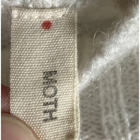 Moth Anthropology Cat Love Sweater Womens M Petite Cropped Boxy Rescue Swiftie - Picture 3 of 9